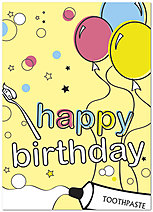 Select a verse or write your own. Retro Dental Birthday Card D4098D-Y
